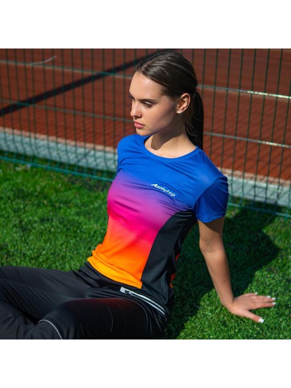 Футболка спортивная ONLYTOP woman, размер 44