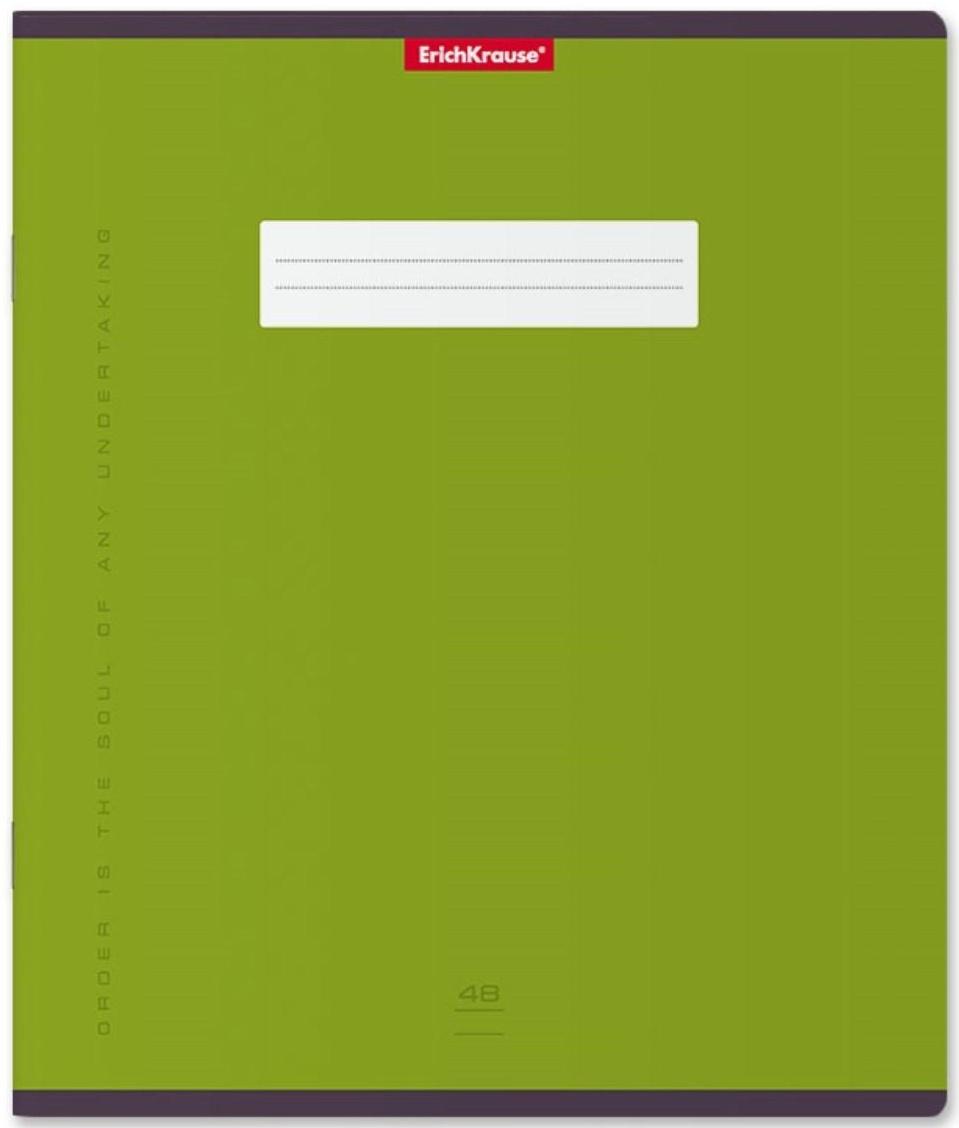 Тетрадь 48 листов в линейку ErichKrause Unicolor Bright, обложка мелованный картон, блок офсет, микс