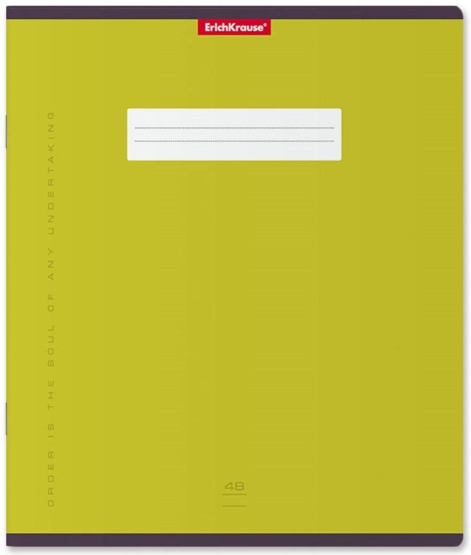 Тетрадь 48 листов в линейку ErichKrause Unicolor Bright, обложка мелованный картон, блок офсет, микс