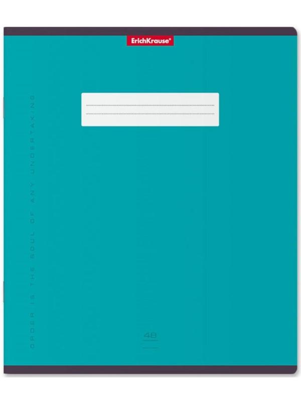 Тетрадь 48 листов в линейку ErichKrause Unicolor Bright, обложка мелованный картон, блок офсет, микс