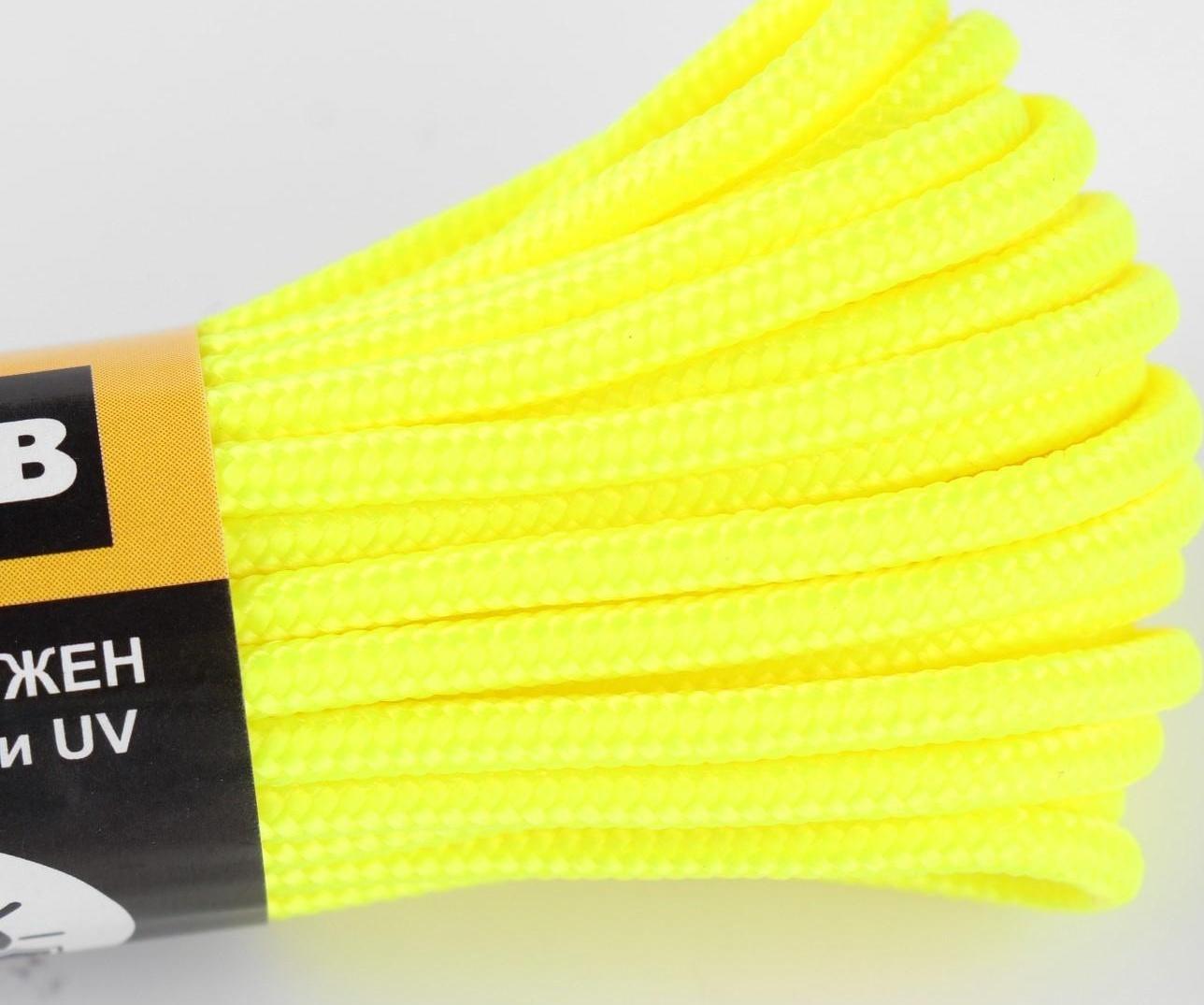 Паракорд 275 CORD, нейлон, неоново-желтый, d - 2,2 мм, 10 м