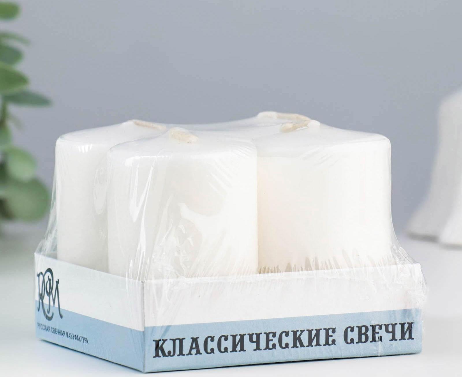 Набор свечей-цилиндров 