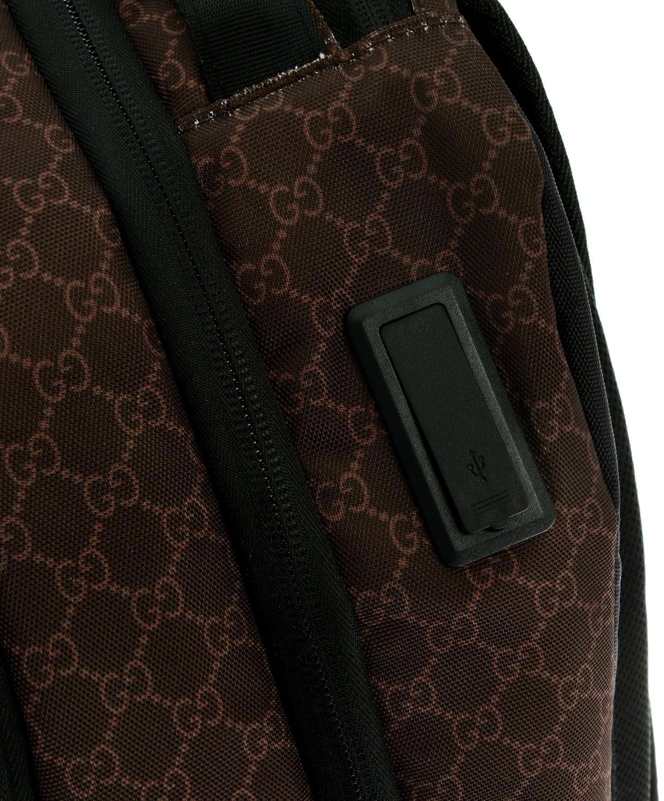 Рюкзак молодежный 39 х 30 х 17 см, эргономичная спинка + usb и аудио выход, deVENTE Red Label, Beauty , коричневый/оранжевый