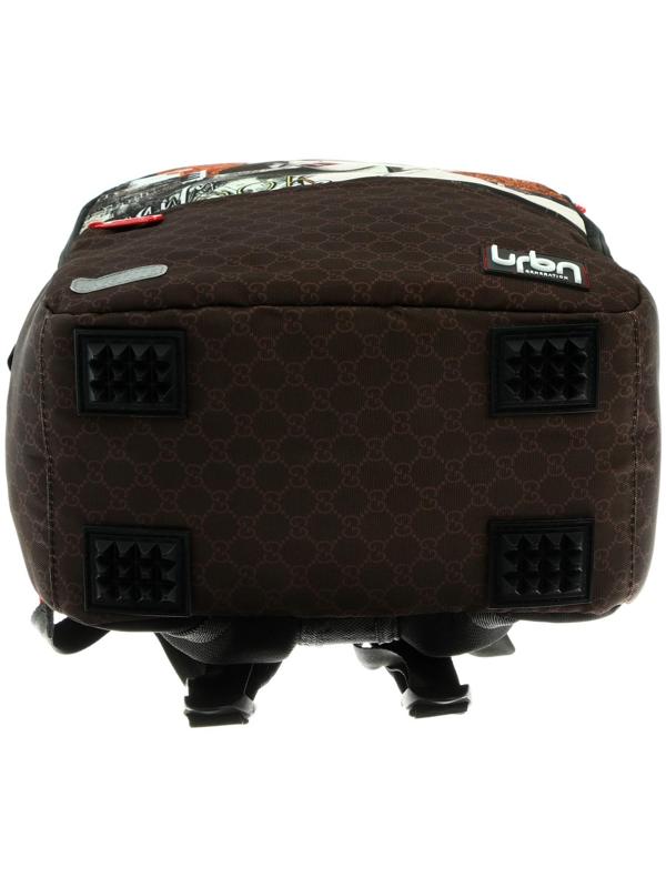 Рюкзак молодежный 39 х 30 х 17 см, эргономичная спинка + usb и аудио выход, deVENTE Red Label, Beauty , коричневый/оранжевый