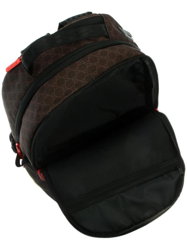 Рюкзак молодежный 39 х 30 х 17 см, эргономичная спинка + usb и аудио выход, deVENTE Red Label, Beauty , коричневый/оранжевый