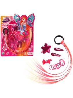 Подарочный набор аксессуаров для волос, розовый, WINX