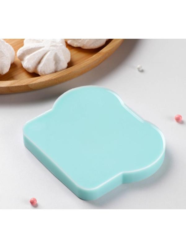 Силиконовая форма «Я тебя обожаю», 9,4×7,8×1,1 см, цвет бирюзовый