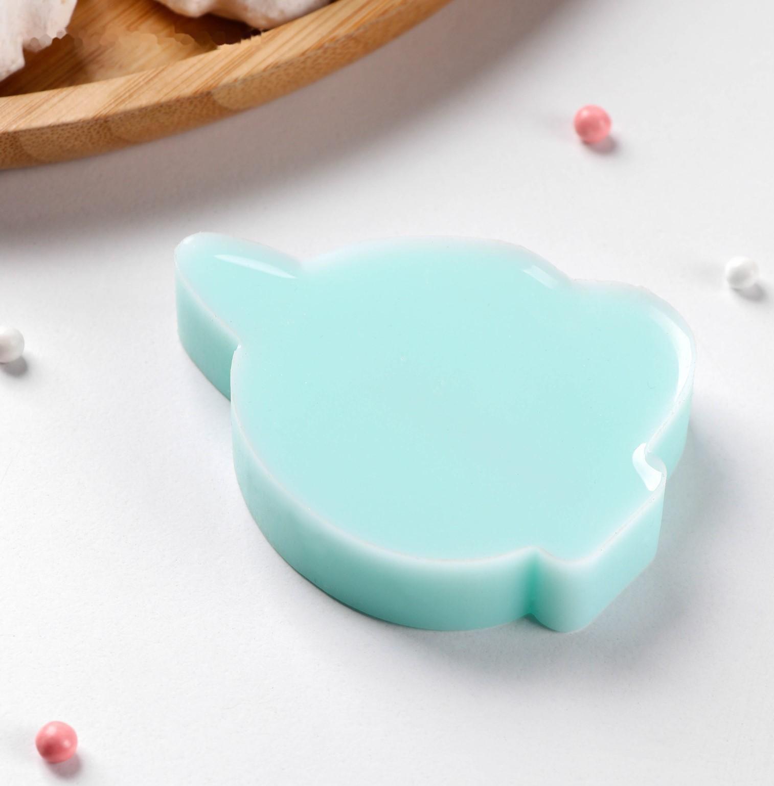 Силиконовая форма «Пуля в зубах», 7×5,1×1,2 см, цвет бирюзовый