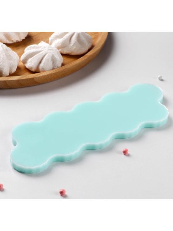 Силиконовая форма «Монетки-пожелания», d=3 см, цвет бирюзовый