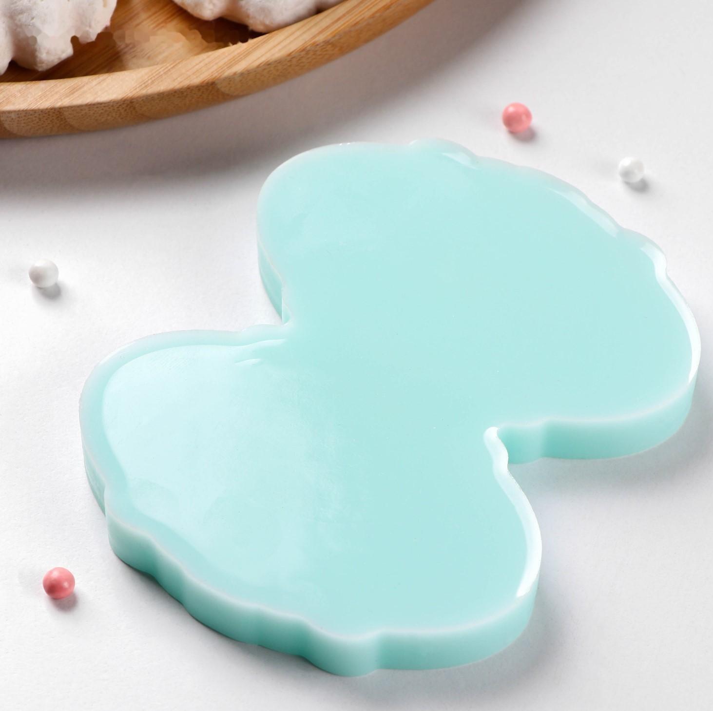 Силиконовая формы «Принц и красавица», 8×5×0,8 см, цвет бирюзовый