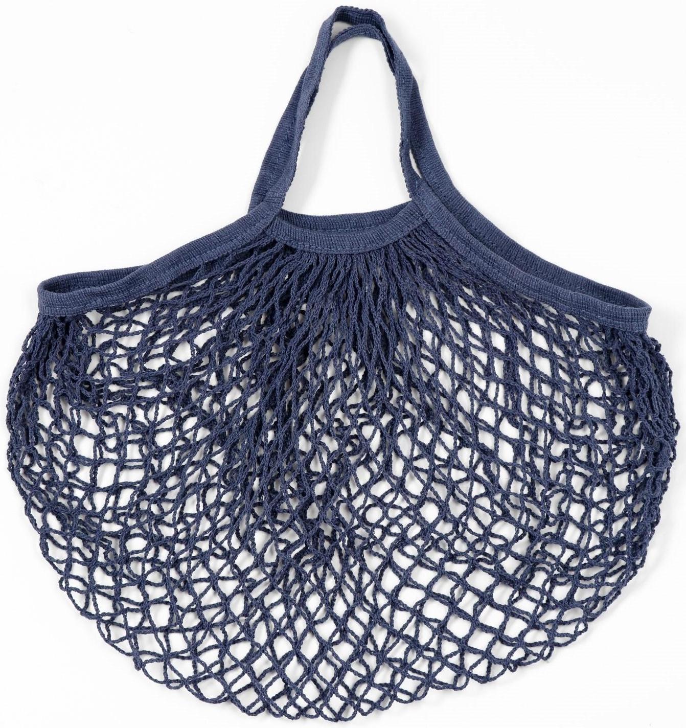 Авоська 34 х 34 см, ручка 12 см, клетка 1.5 см, синяя