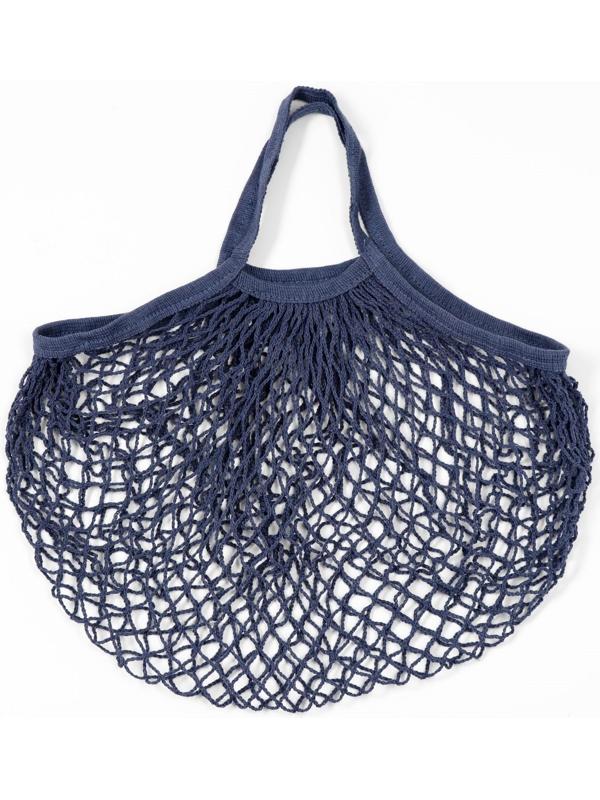 Авоська 34 х 34 см, ручка 12 см, клетка 1.5 см, синяя