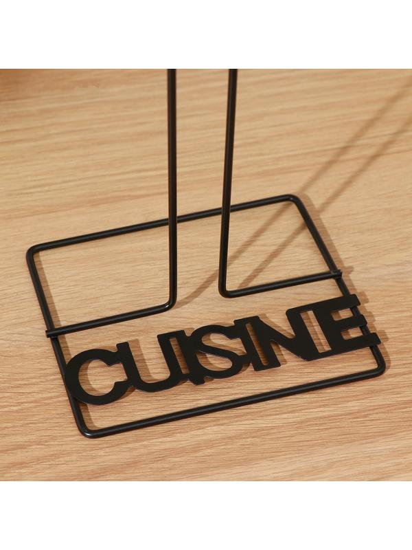 Подставка под бумажные полотенца Доляна «Cuisine», 13,5×15,5×29 см, цвет чёрный