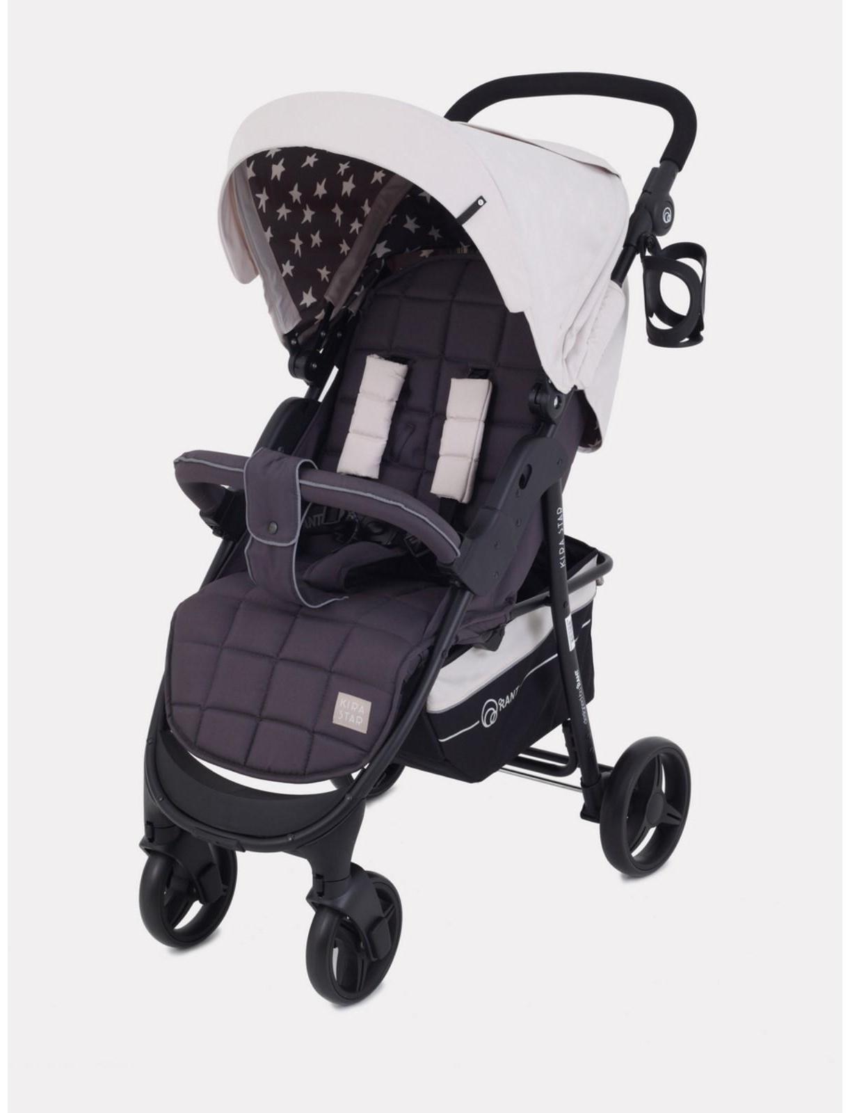 Коляска прогулочная Kira Star RA, цвет Ivory бежевый