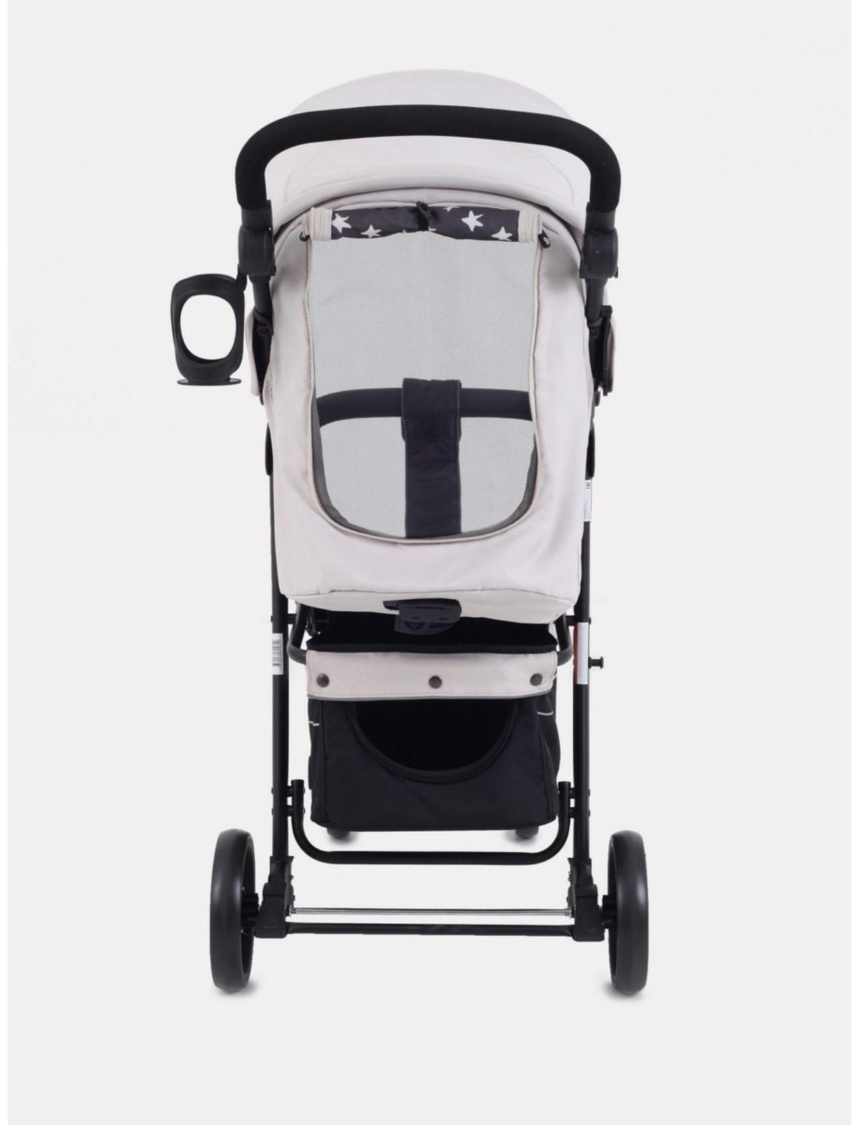 Коляска прогулочная Kira Star RA, цвет Ivory бежевый