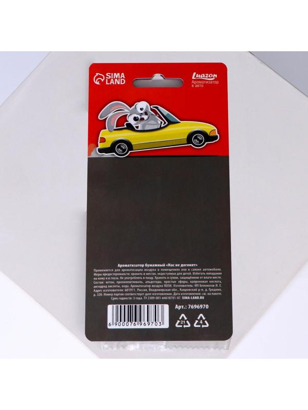 Ароматизатор в авто «Нас не догонят», аромат: цитрус