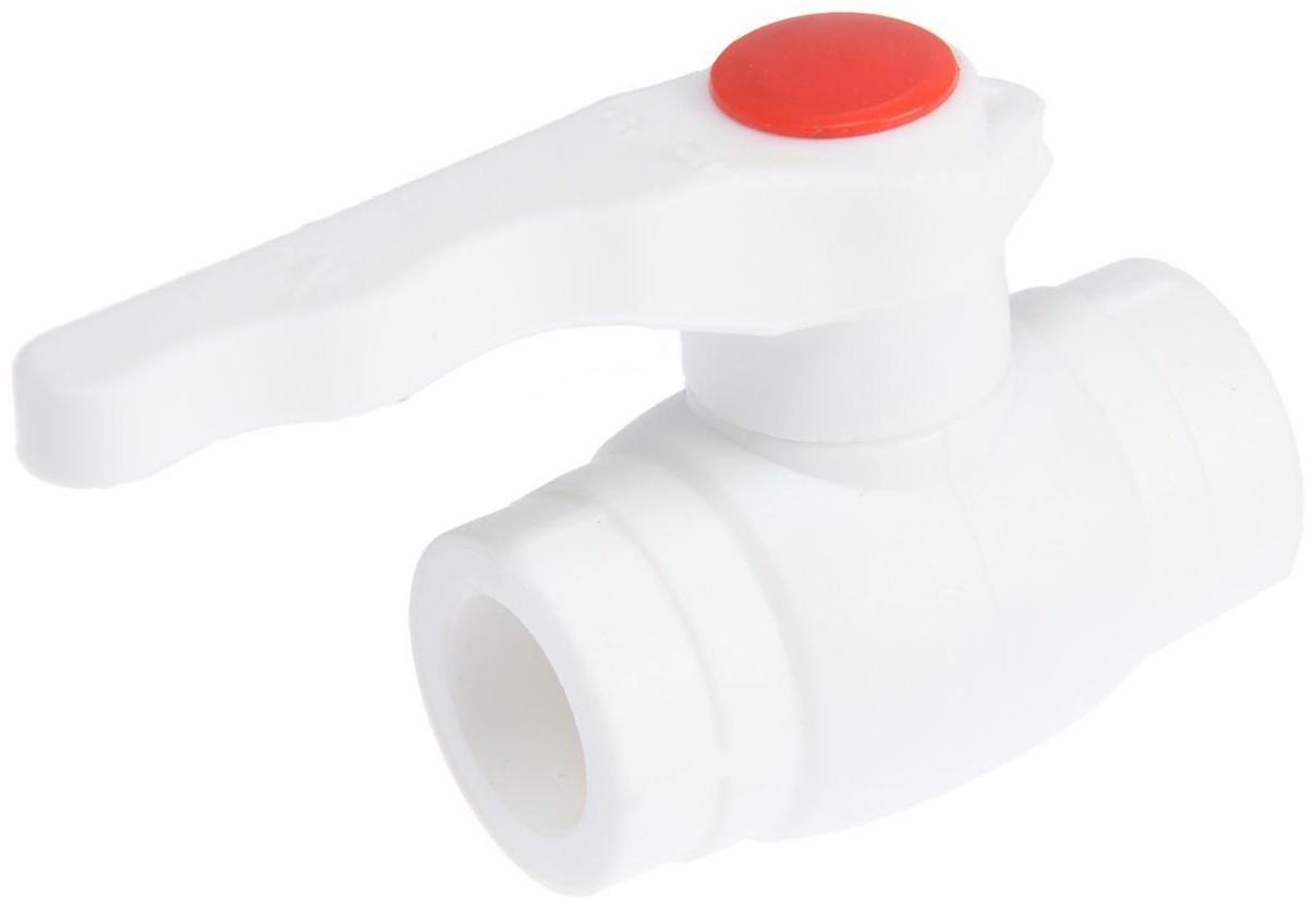 Кран шаровой ZEIN, полипропиленовый, d=20 мм