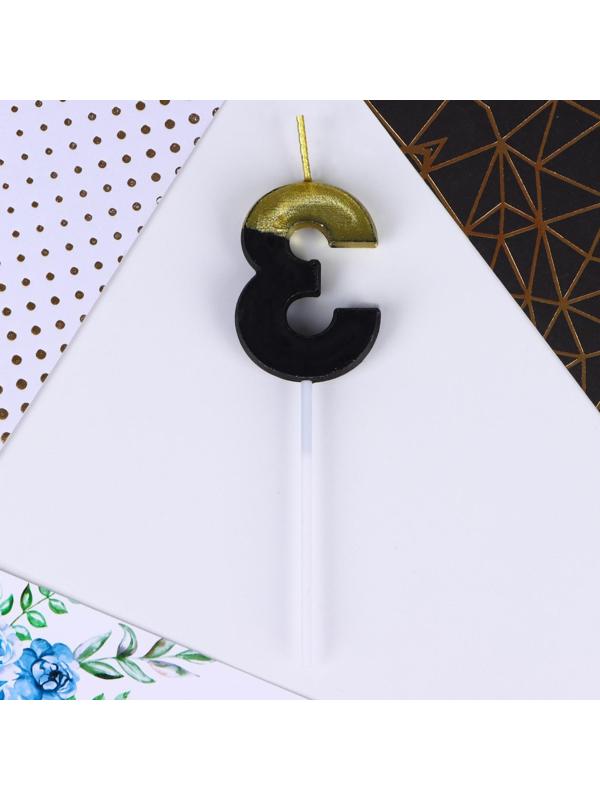 Свеча в торт «3»