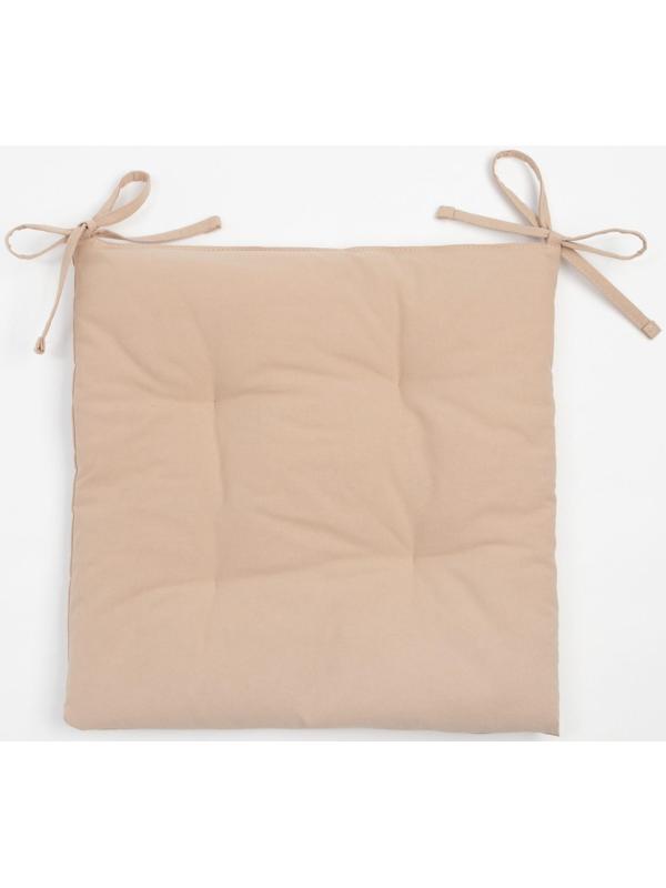 Сидушка на стул Этель Kitchen 42х42 см, цв. бежевый, 100% хл, саржа 220 г/м2