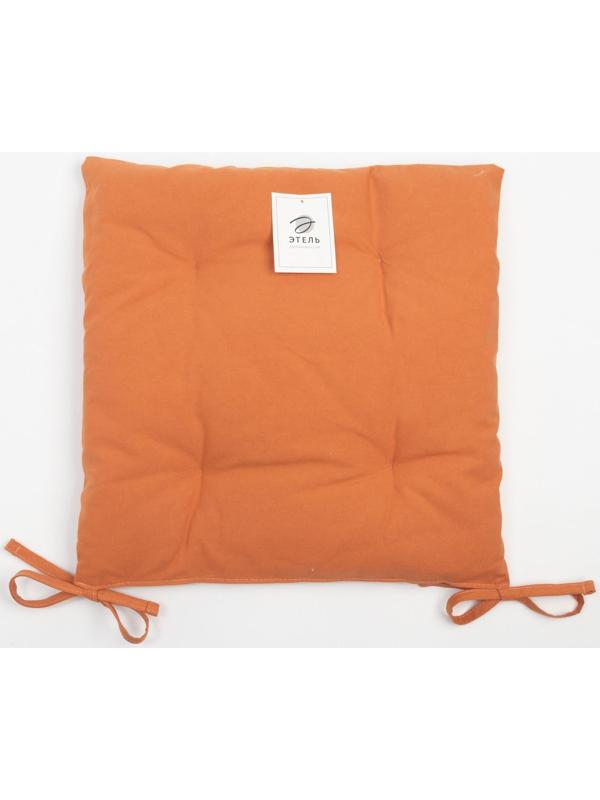 Сидушка на стул Этель Kitchen 42х42 см, цвет оранжевый, 100% хлопок, саржа 220 г/м2