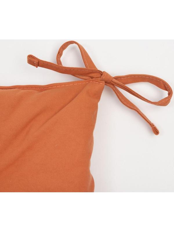 Сидушка на стул Этель Kitchen 42х42 см, цвет оранжевый, 100% хлопок, саржа 220 г/м2