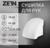 Сушилка для рук ZEIN HD224, 2 кВт, 240х240х230 мм, белая