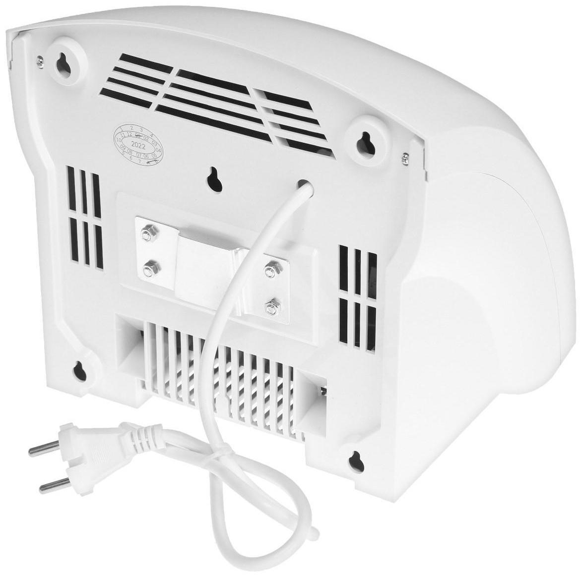 Сушилка для рук ZEIN HD225, с индикатором, 2 кВт, 240х240х230 мм, белый