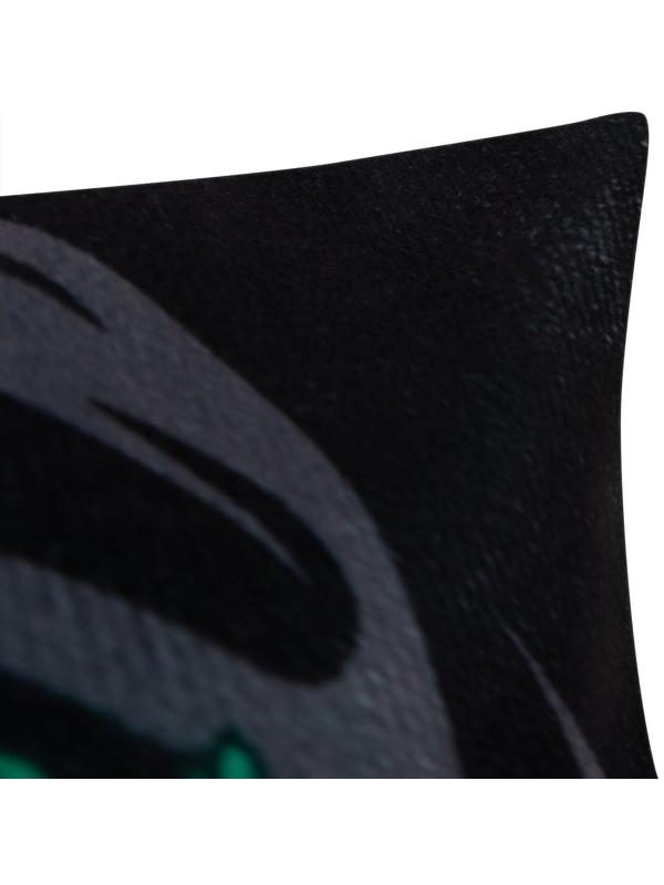 Подушка декоративная новогодняя Этель «Сильный санта», 40х40 см, 100% п/э, велюр