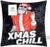 Подушка декоративная новогодняя Этель «Xmas chill», 40х40 см, 100% п/э, велюр