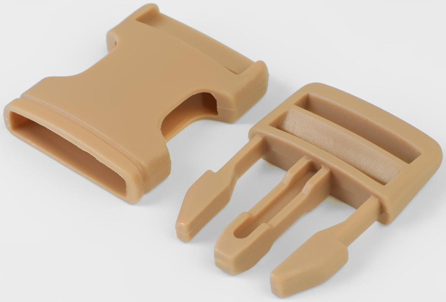 Фастекс 25 мм, нагрузка до 15 кг, 10 шт, цвет коричневый