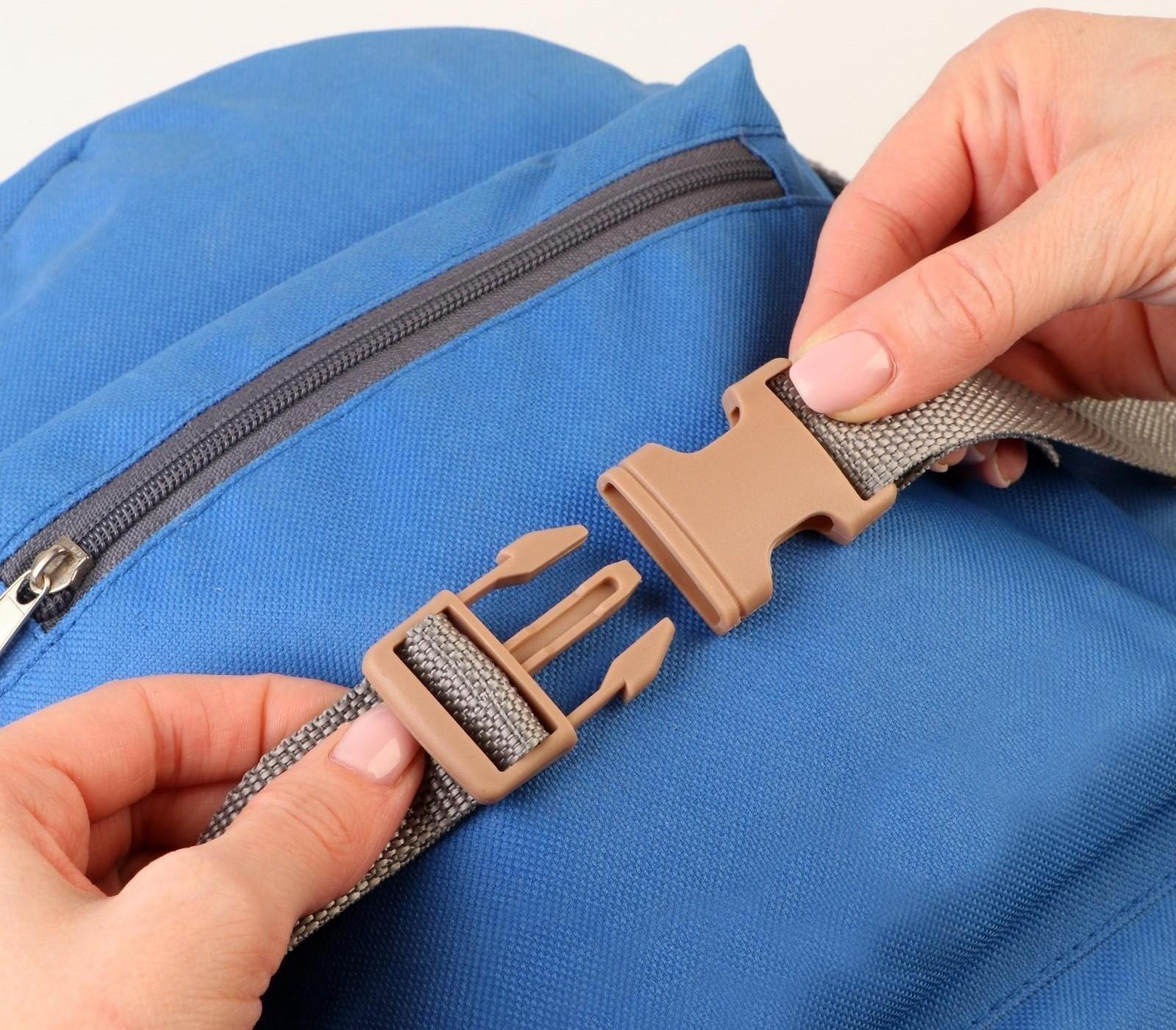 Фастекс 25 мм, нагрузка до 15 кг, 10 шт, цвет коричневый