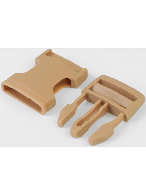 Фастекс 25 мм, нагрузка до 15 кг, 10 шт, цвет коричневый