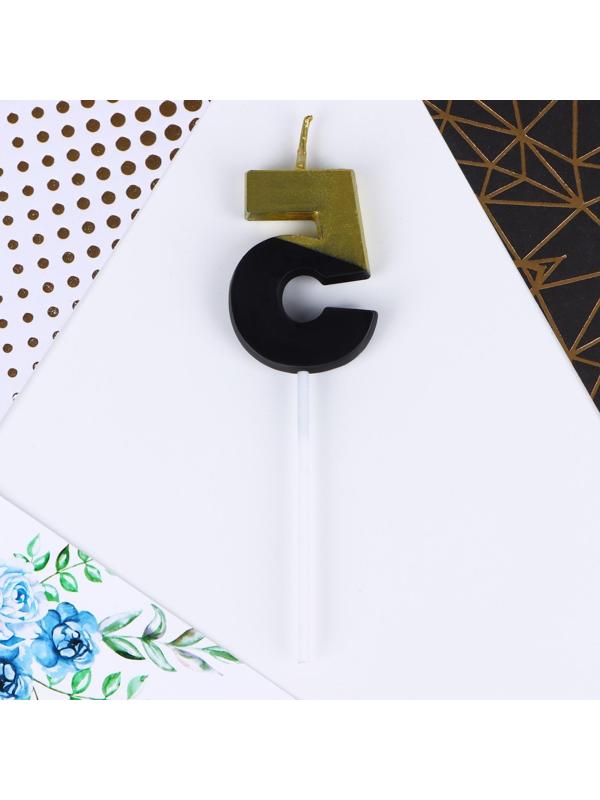 Свеча в торт «5»