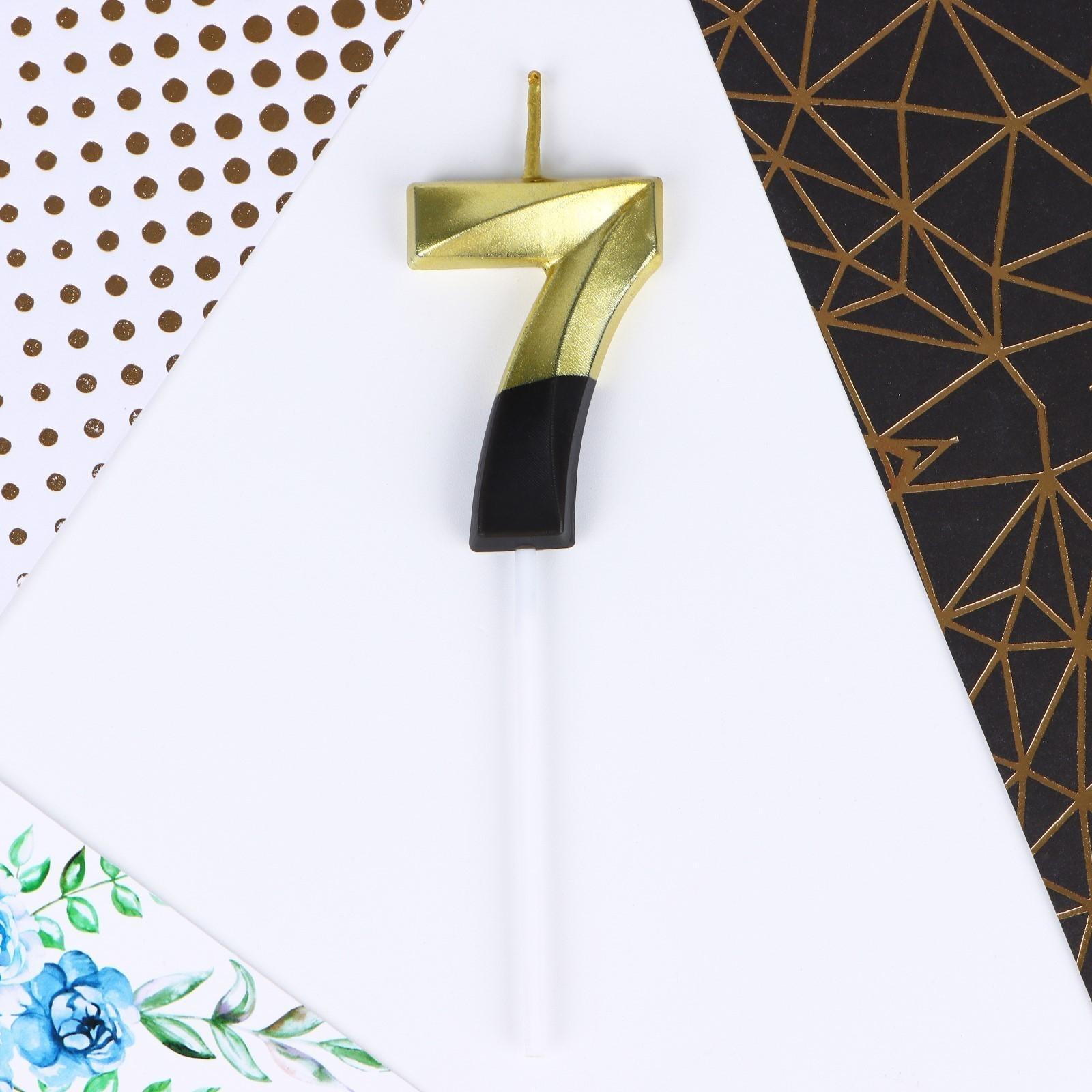 Свеча в торт «7»