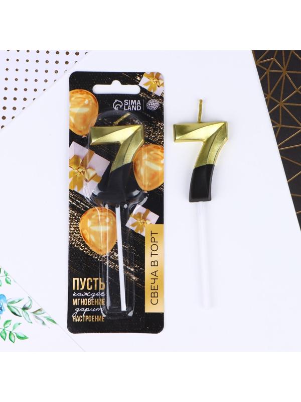 Свеча в торт «7»