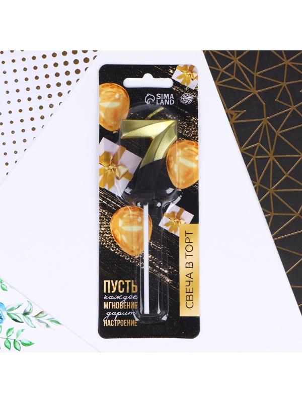 Свеча в торт «7»