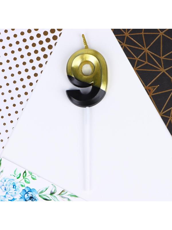 Свеча в торт «9»