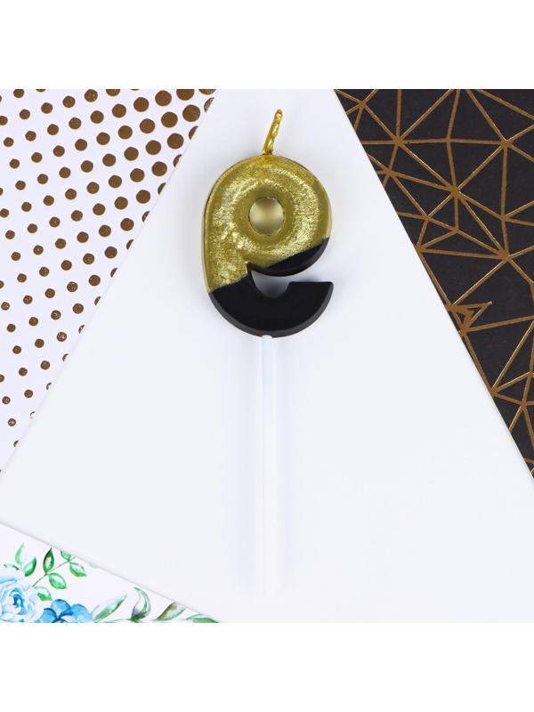 Свеча в торт «9»