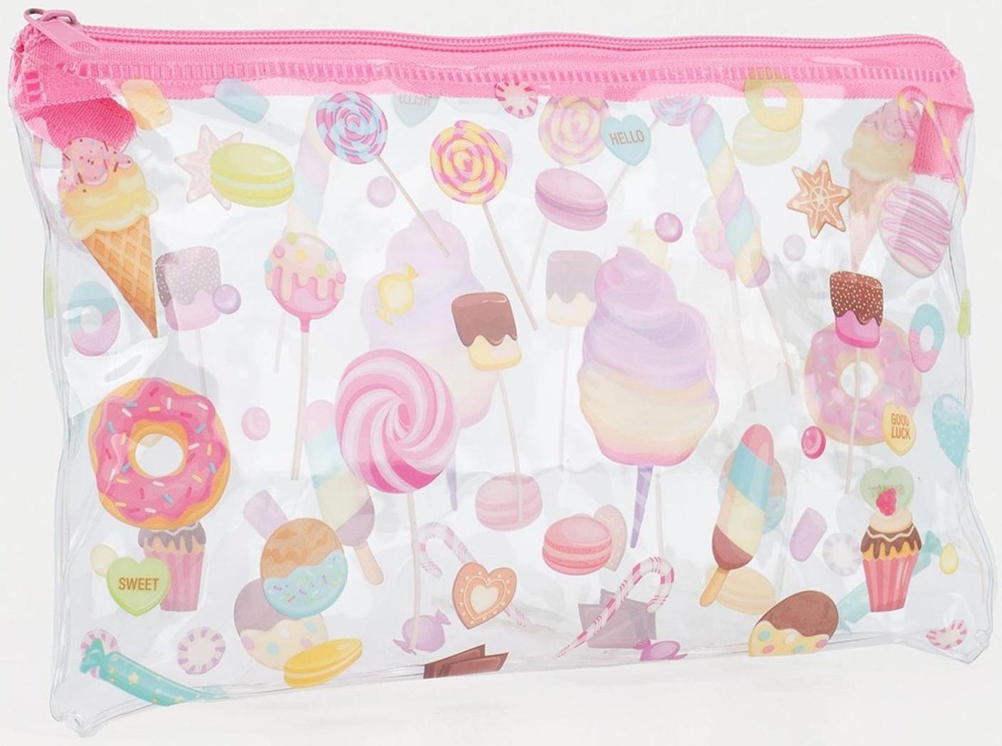 Косметичка на молнии, цвет розовый