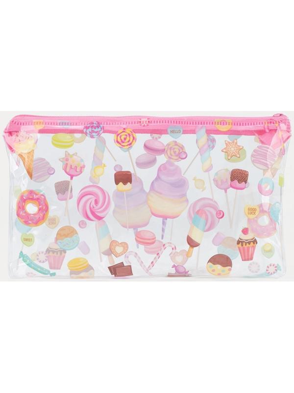 Косметичка на молнии, цвет розовый