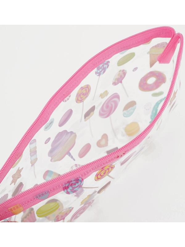 Косметичка на молнии, цвет розовый