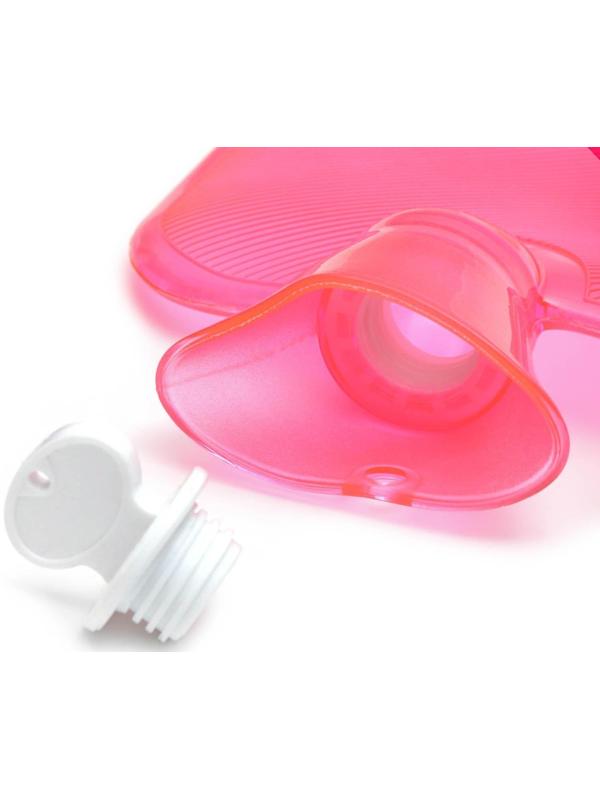 Грелка 1л розовая