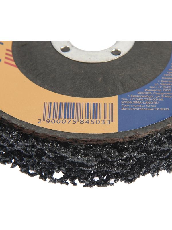 Круг фиберглассовый по металлу ТУНДРА, для шлифовки и полировки, 100 х 16 мм