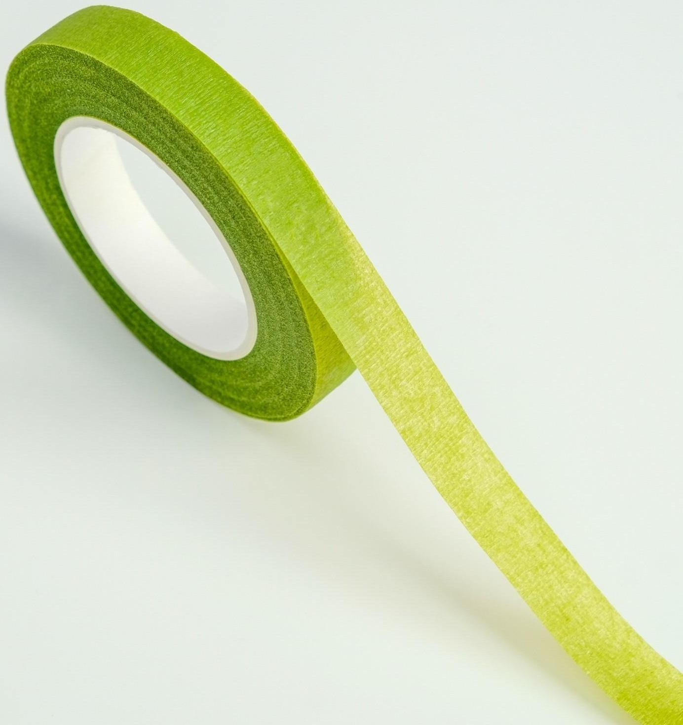 Тейп-лента, зелёная, 13 мм, 27,3 метра