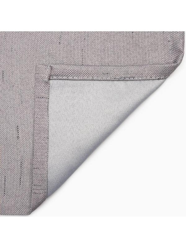 Штора портьерная Этель «Классика» цвет серый, на шторн.ленте 145х265 см,100% п/э