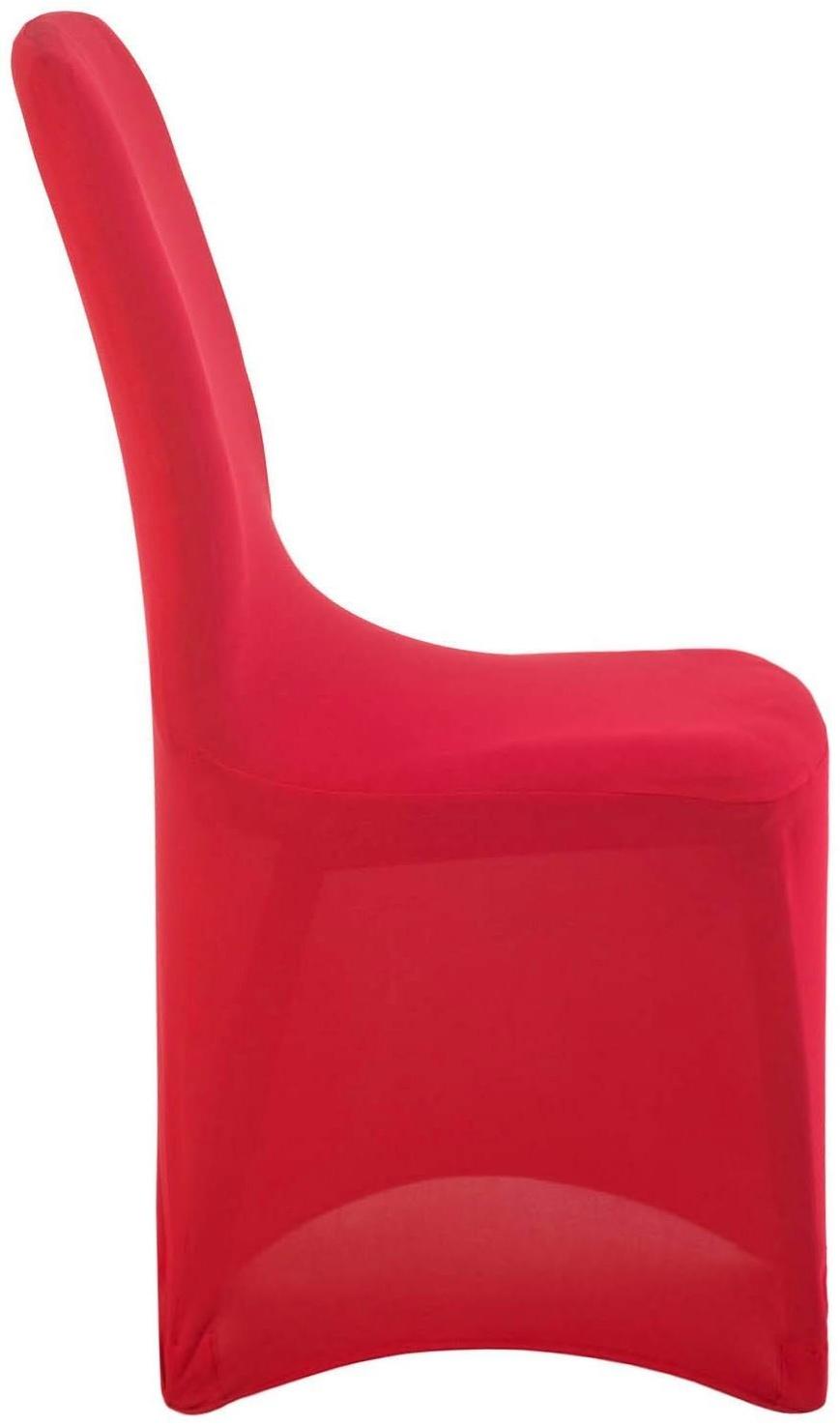 Чехол свадебный на стул, красный, размер 100х40см