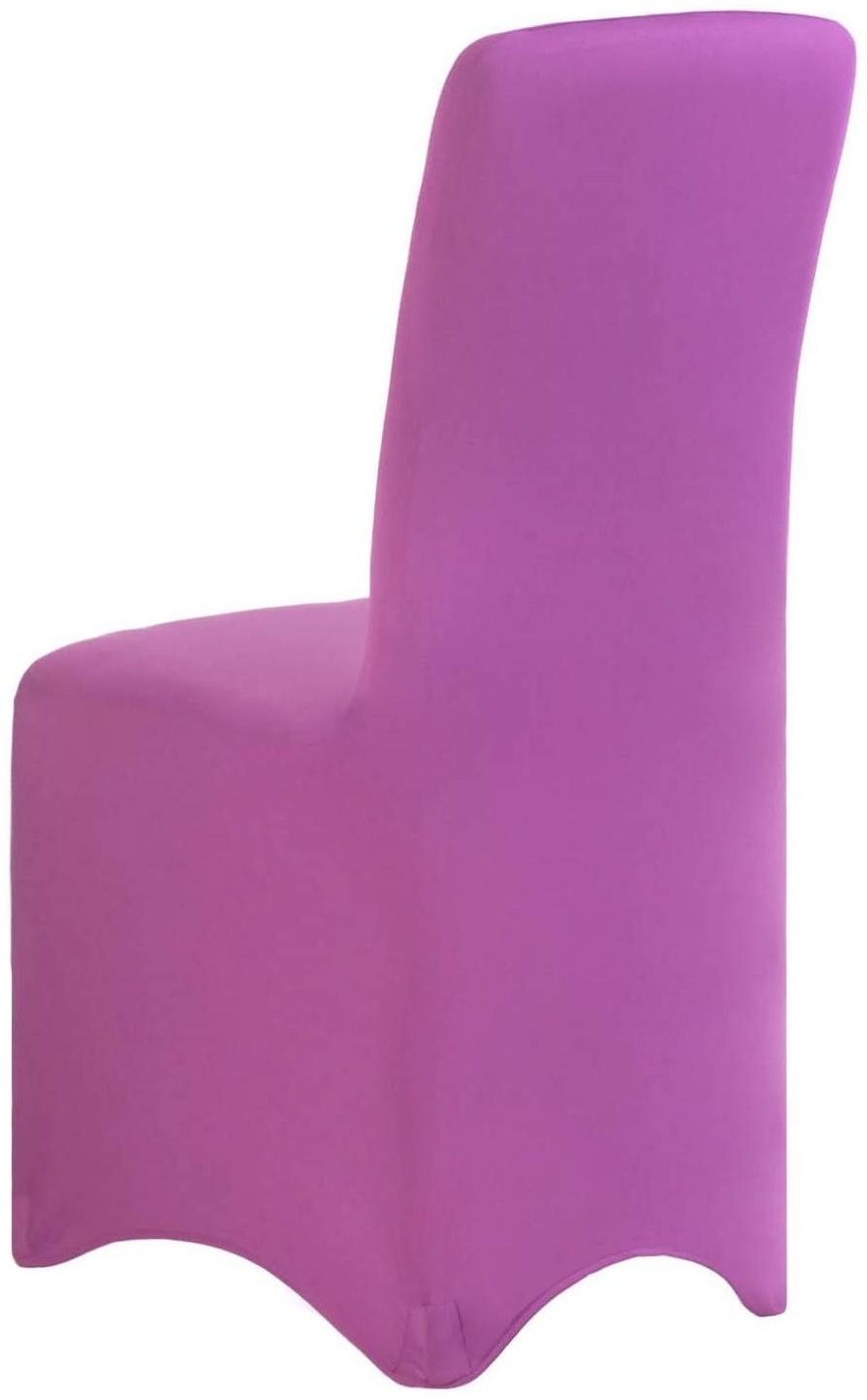 Чехол свадебный на стул, фиолетовый, размер 100х40см