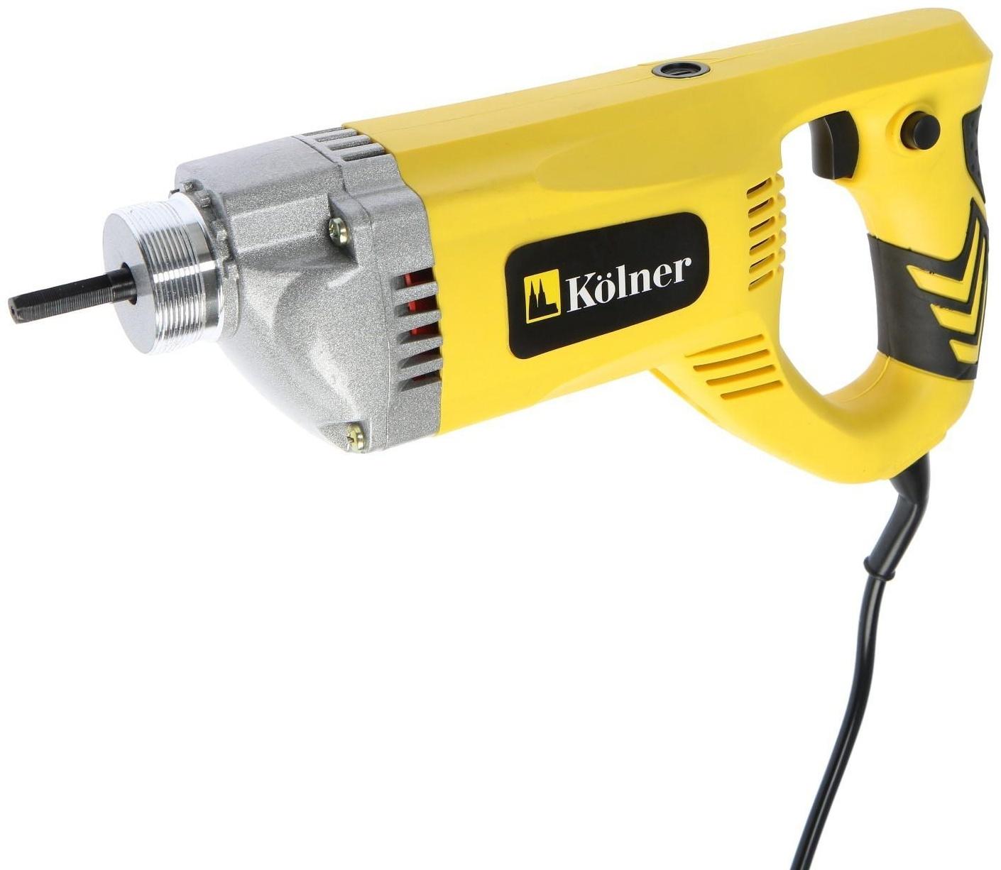 Вибратор глубинный для бетона Kolner KCV 1200, 1200 Вт, 4300 об/мин, 8600 виб/мин, HEX 8