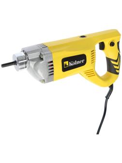 Вибратор глубинный для бетона Kolner KCV 1200, 1200 Вт, 4300 об/мин, 8600 виб/мин, HEX 8