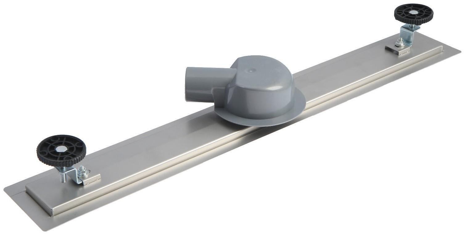 Трап линейный AFLORN AF20207-70, 700х70 мм, c флaнцeм своб. вращения 360°, нерж. сталь